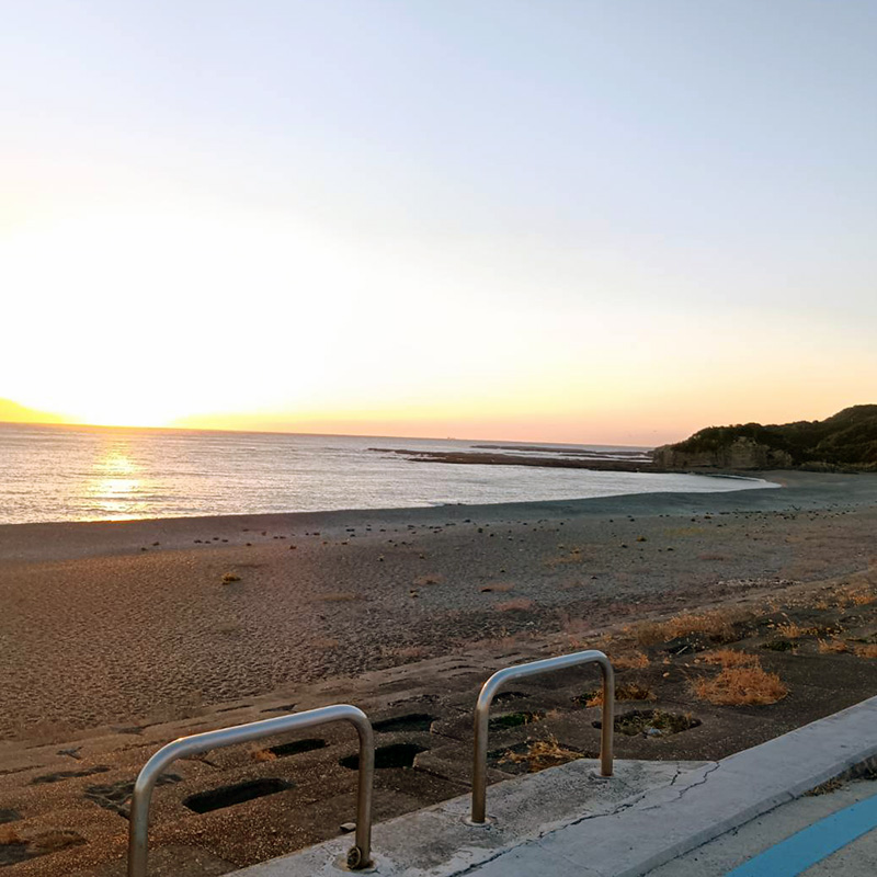 ランディング、砂浜の写真